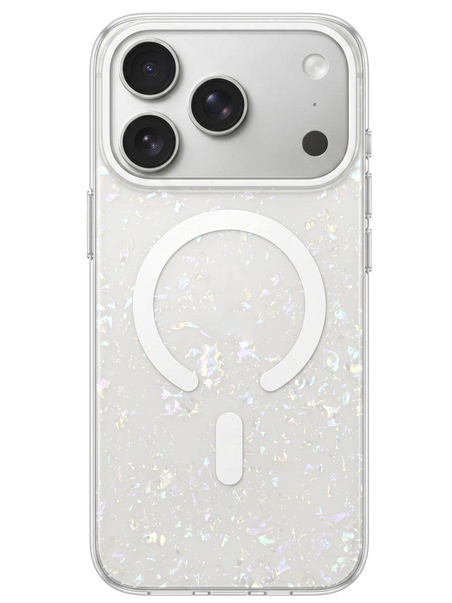 Чехол для iPhone 17 Pro Жемчужный MagSafe