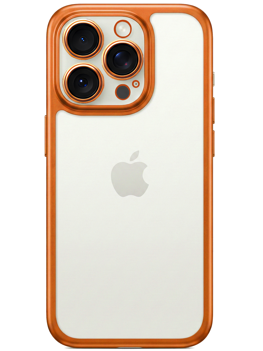 Чехол для iPhone 15 Pro Max Хромированные грани