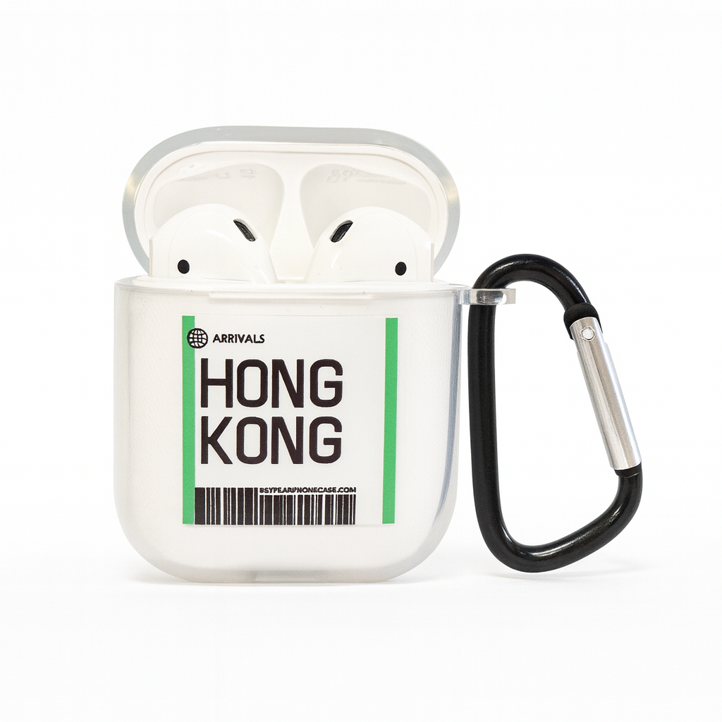 Чехол для AirPods 1/2 Cities с карабином