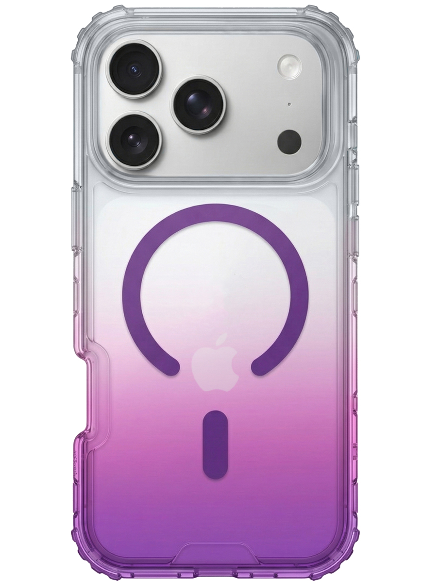 Чехол для iPhone 17 Pro Max Градиент MagSafe силикон