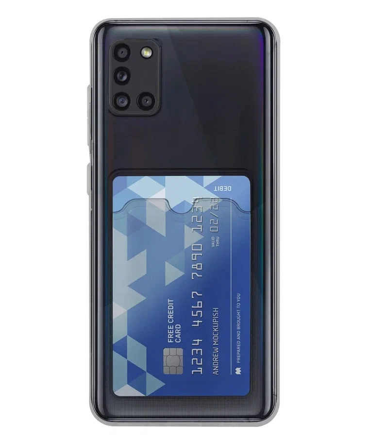 Чехол для Xiaomi Redmi Note 10T с карманом силикон