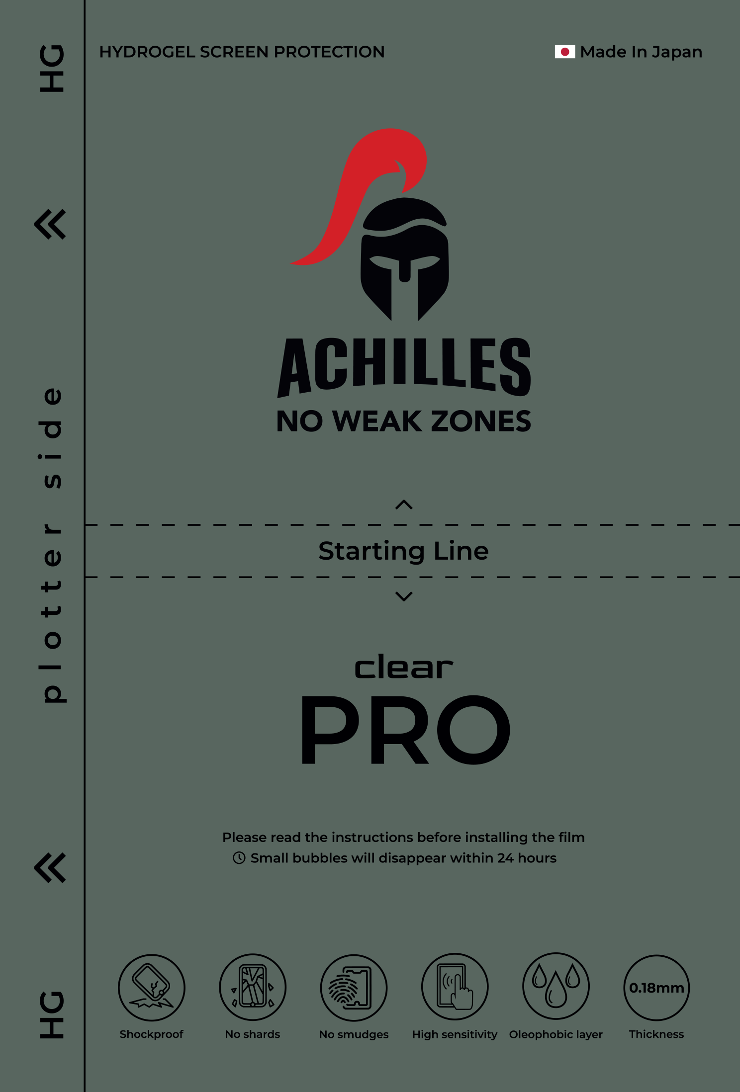 Пленка для плоттера Achilles Pro Clear