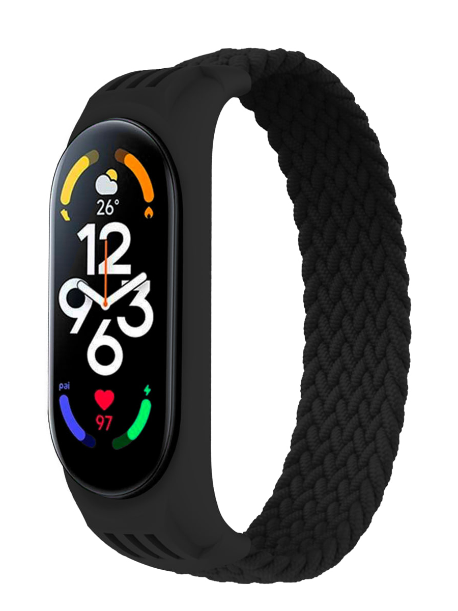 Ремешок для Xiaomi Mi Band 3 / 4 / 5 / 6 / 7 Плетеный монобраслет