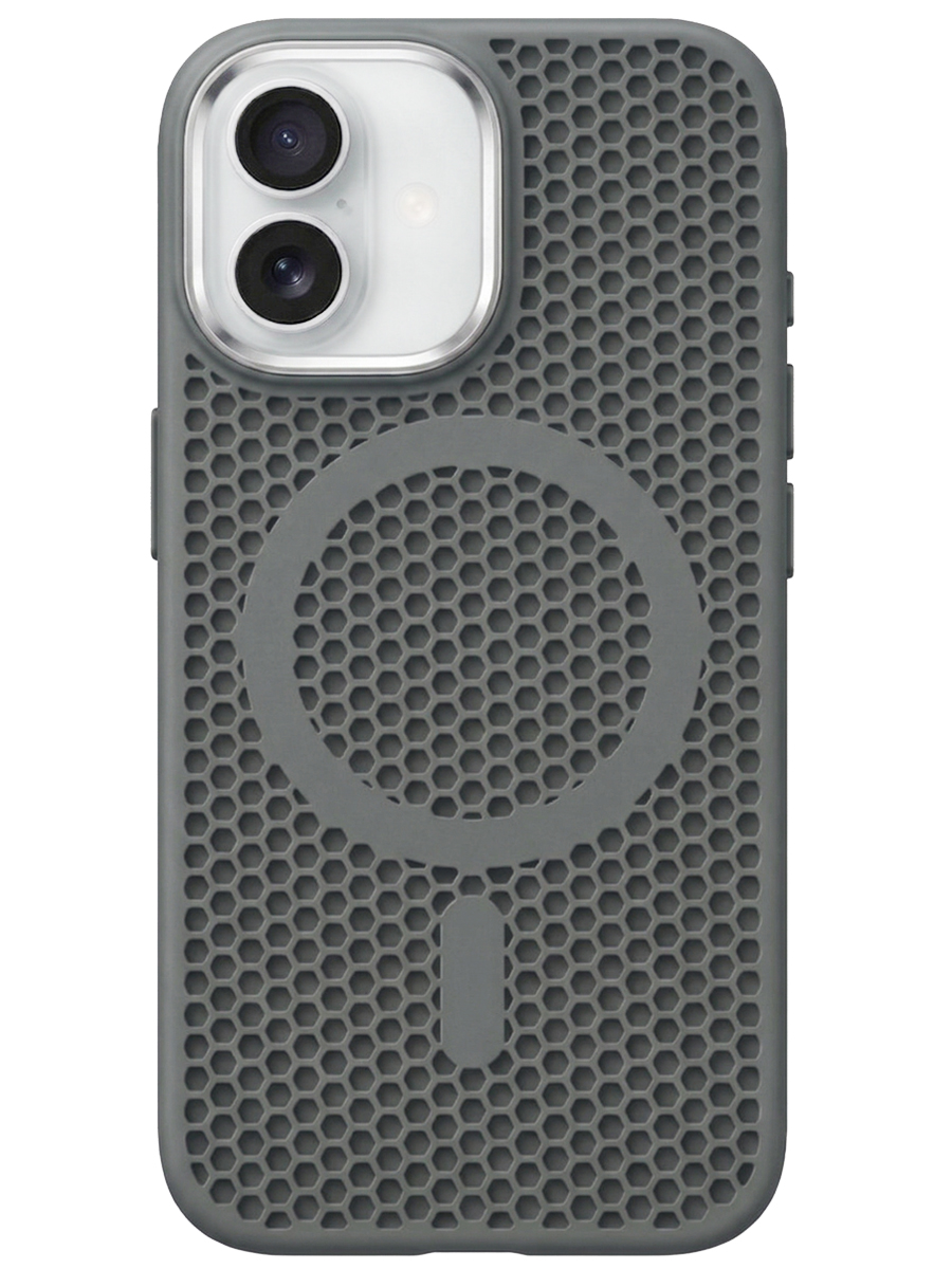 Чехол для iPhone 16 Неосетка силикон