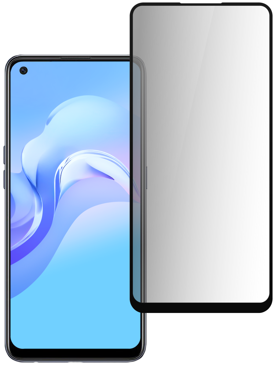 Защитное стекло для Realme 8i 2.5D Матовое