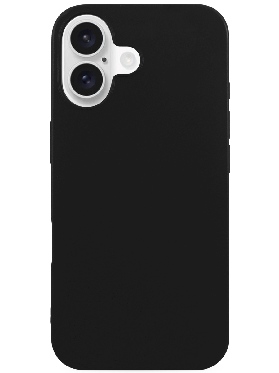 Чехол для iPhone 16 Plus Чёрный Ледяной