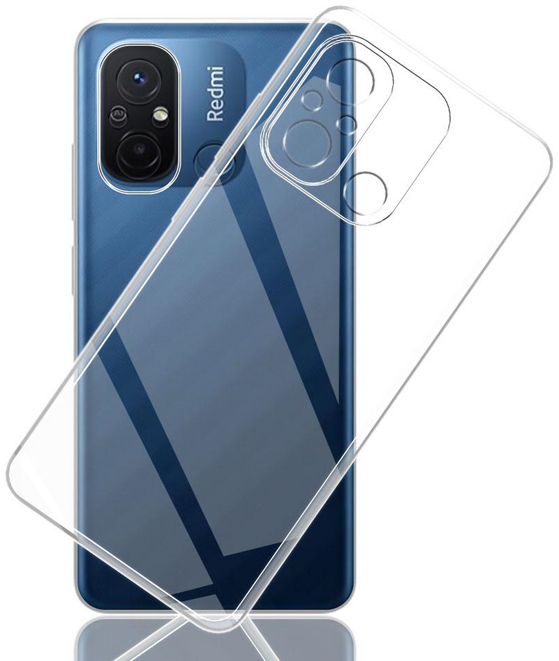 Чехол для Xiaomi Redmi 12C Ультратонкий силикон Premium с защитой камеры