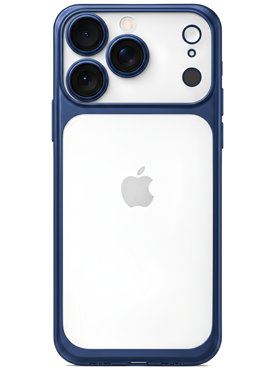 Чехол для iPhone 17 Pro Хромированные грани