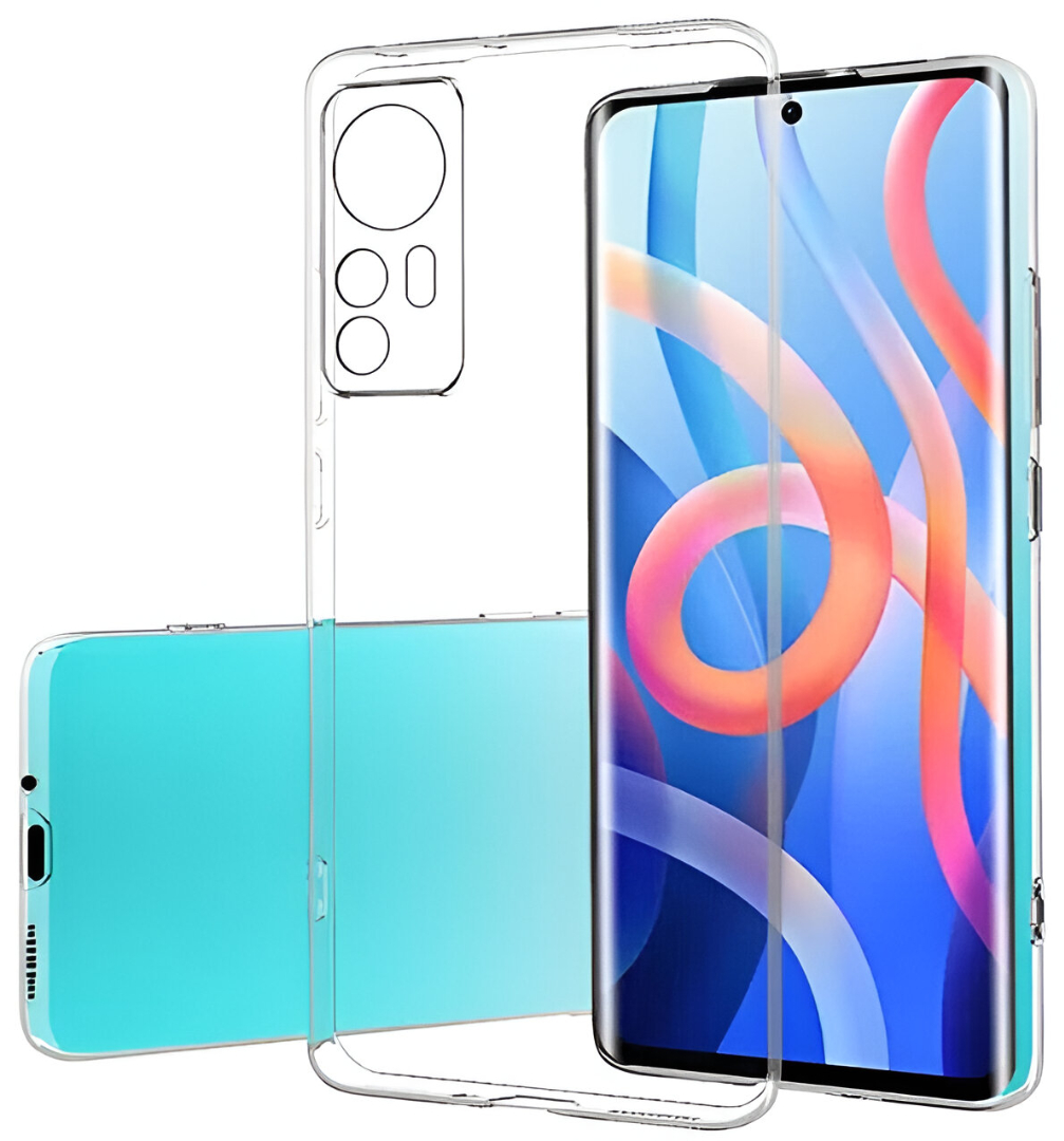 Чехол для Xiaomi 12T Pro Ультратонкий силикон Premium с защитой камеры