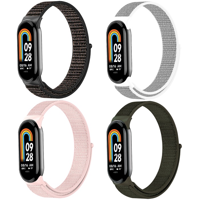 Ремешок для Xiaomi Mi Band 8 / 9 / 10 Нейлоновый