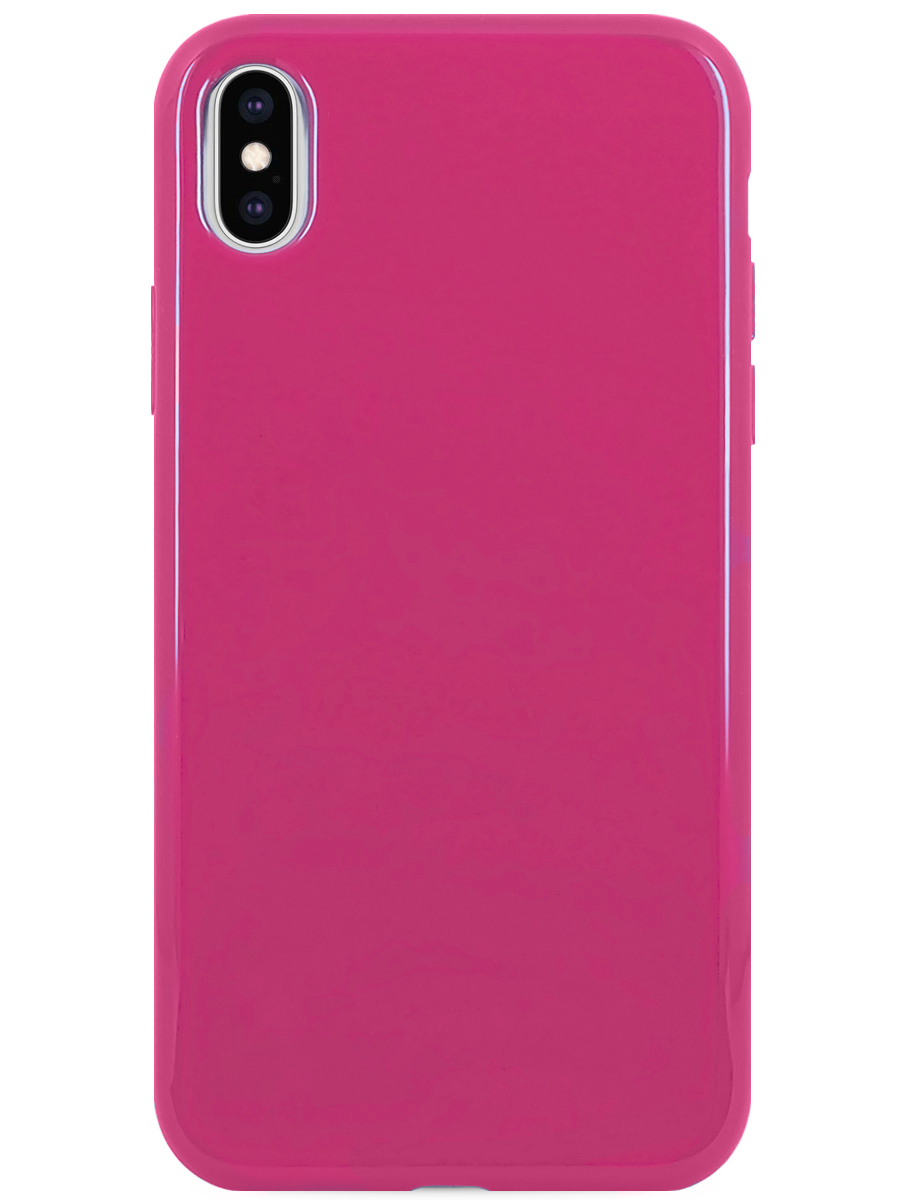 Чехол для iPhone X / XS Цветной силикон