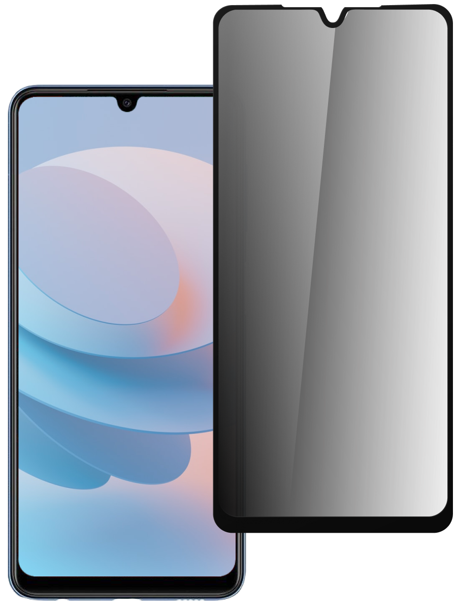 Защитное стекло для Samsung A22 5G Антишпион 5D Premium