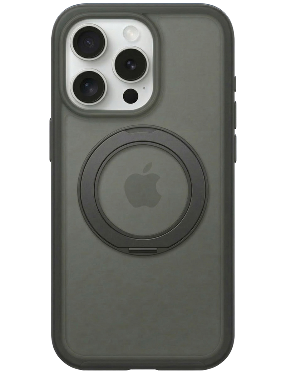 Чехол для iPhone 16 Pro Магнитный шарм пластик+силикон