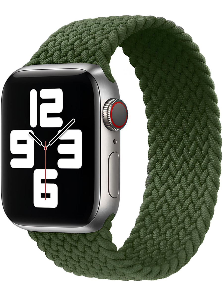 Ремешок для Apple Watch 42 / 44 / 45 / 49 мм Плетеный монобраслет 155 мм