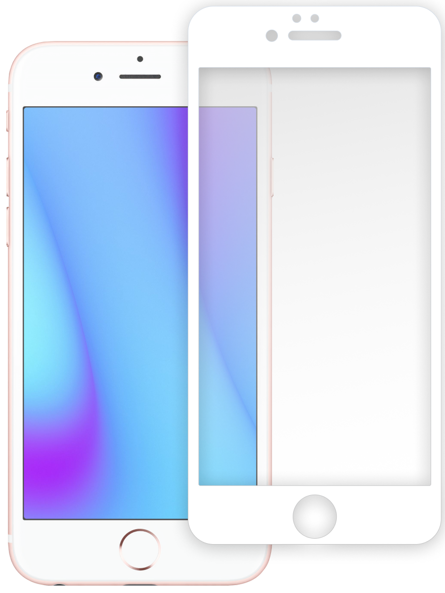 Защитное стекло для iPhone 6+/6S+ 2.5D Матовое