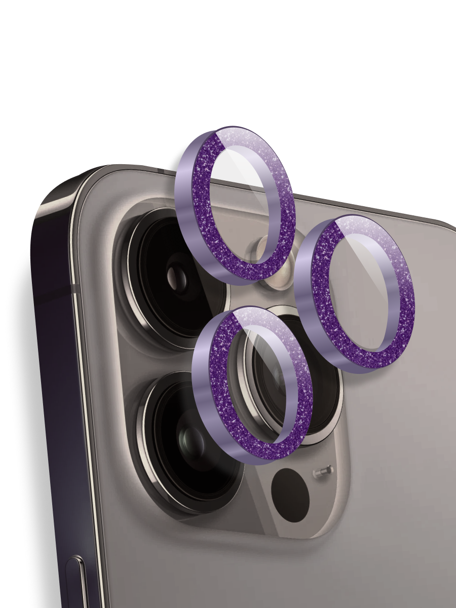 Комплект защитных стекол камеры для iPhone 11 Pro / 11 Pro Max Бриллиантовая крошка