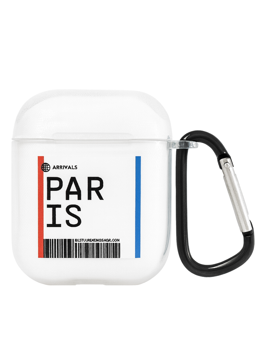 Чехол для AirPods 1/2 Cities с карабином