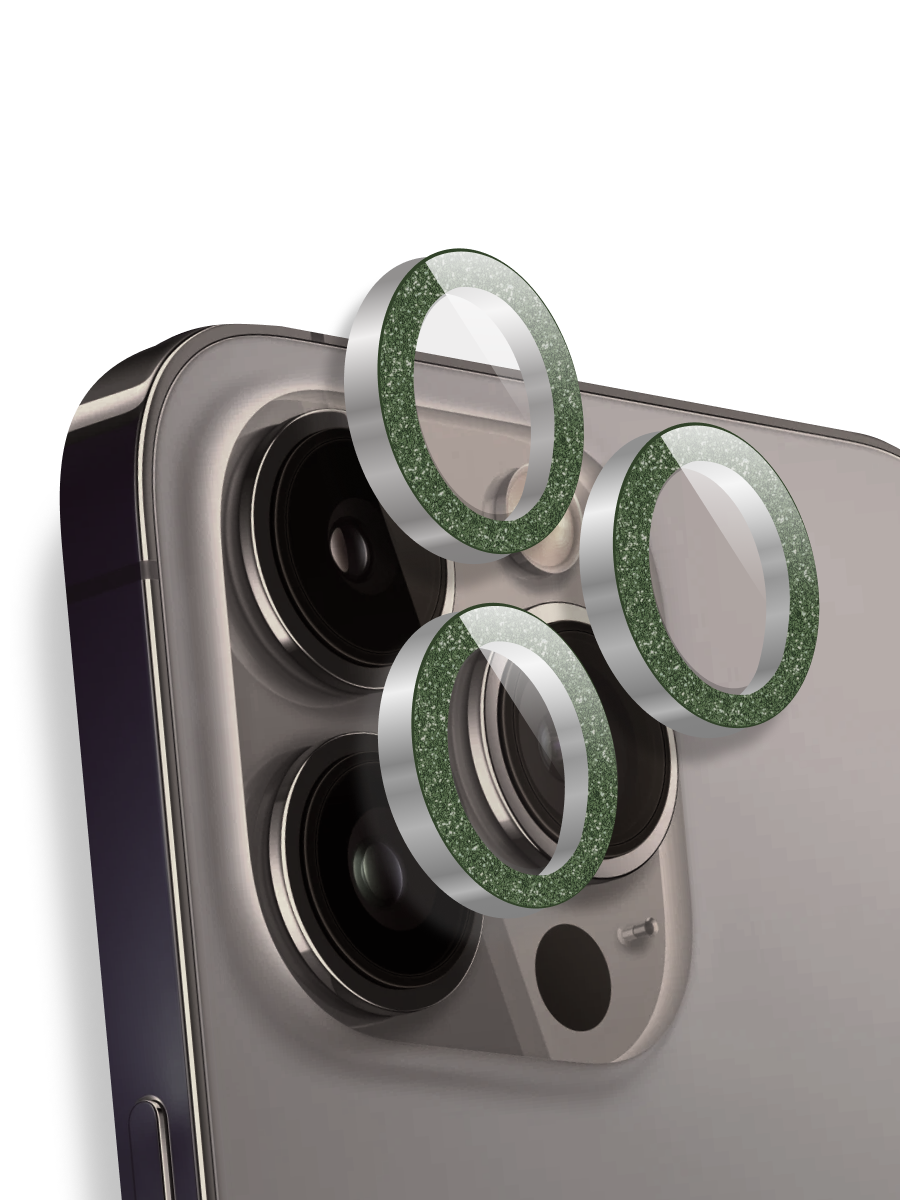 Комплект защитных стекол камеры для iPhone 11 Pro / 11 Pro Max Бриллиантовая крошка