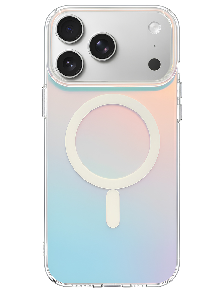 Чехол для iPhone 17 Pro Витраж MagSafe силикон