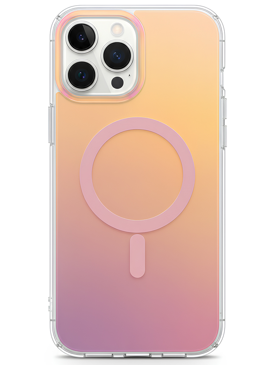 Чехол для iPhone 15 Pro Витраж MagSafe силикон