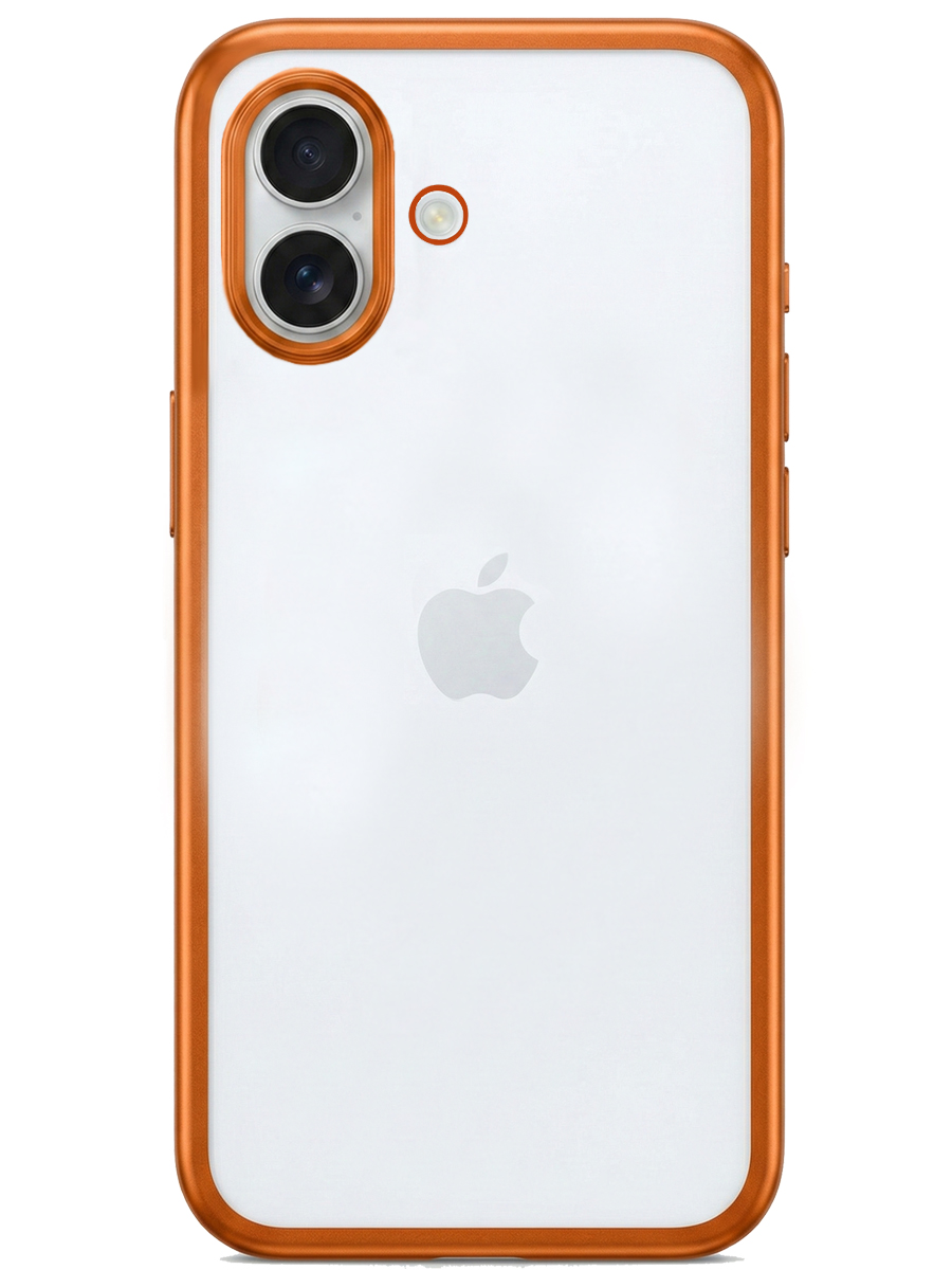 Чехол для iPhone 16 Хромированные грани