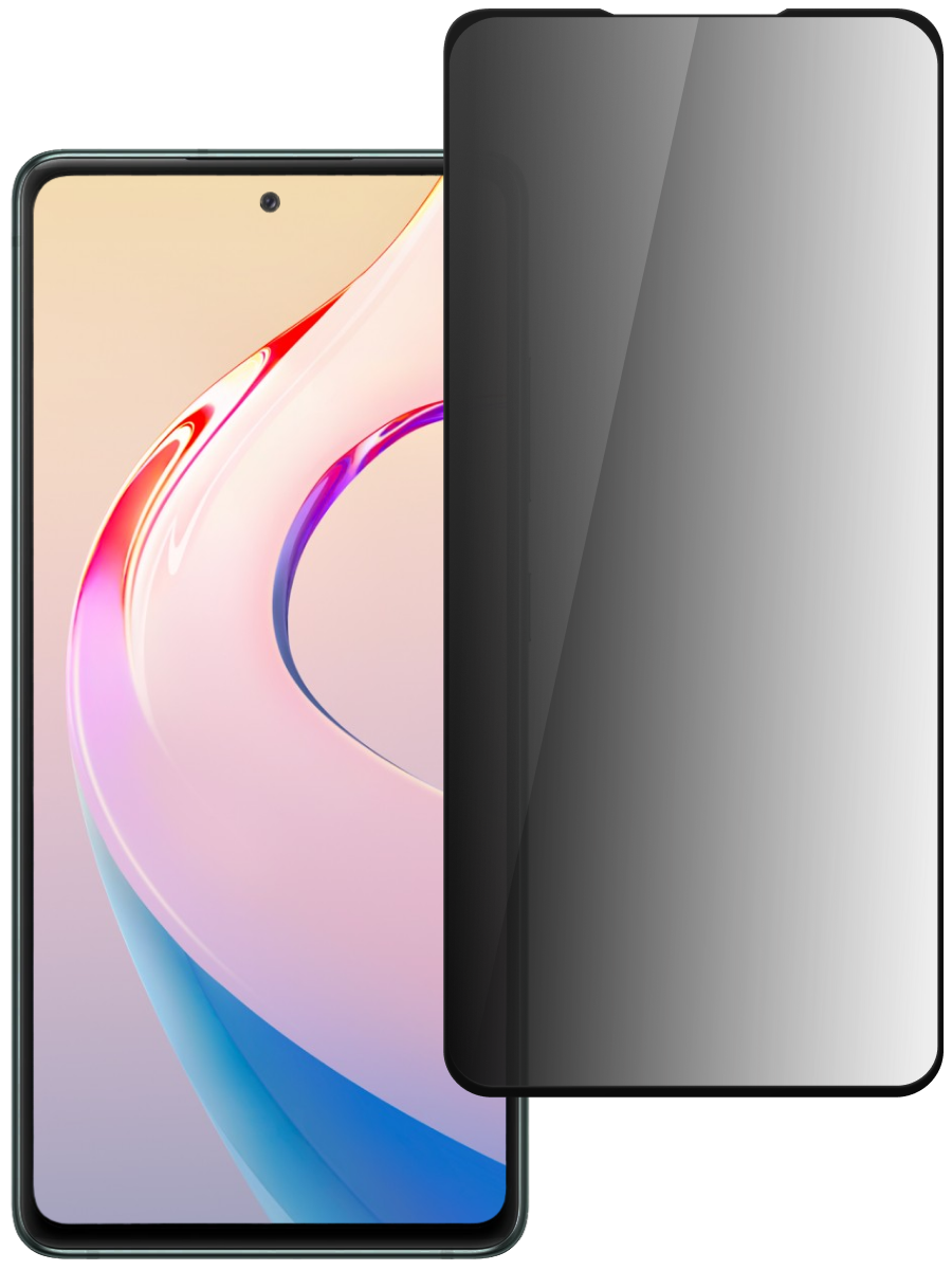 Защитное стекло для Xiaomi Redmi Note 10T / Poco M3 Pro Антишпион 5D Premium