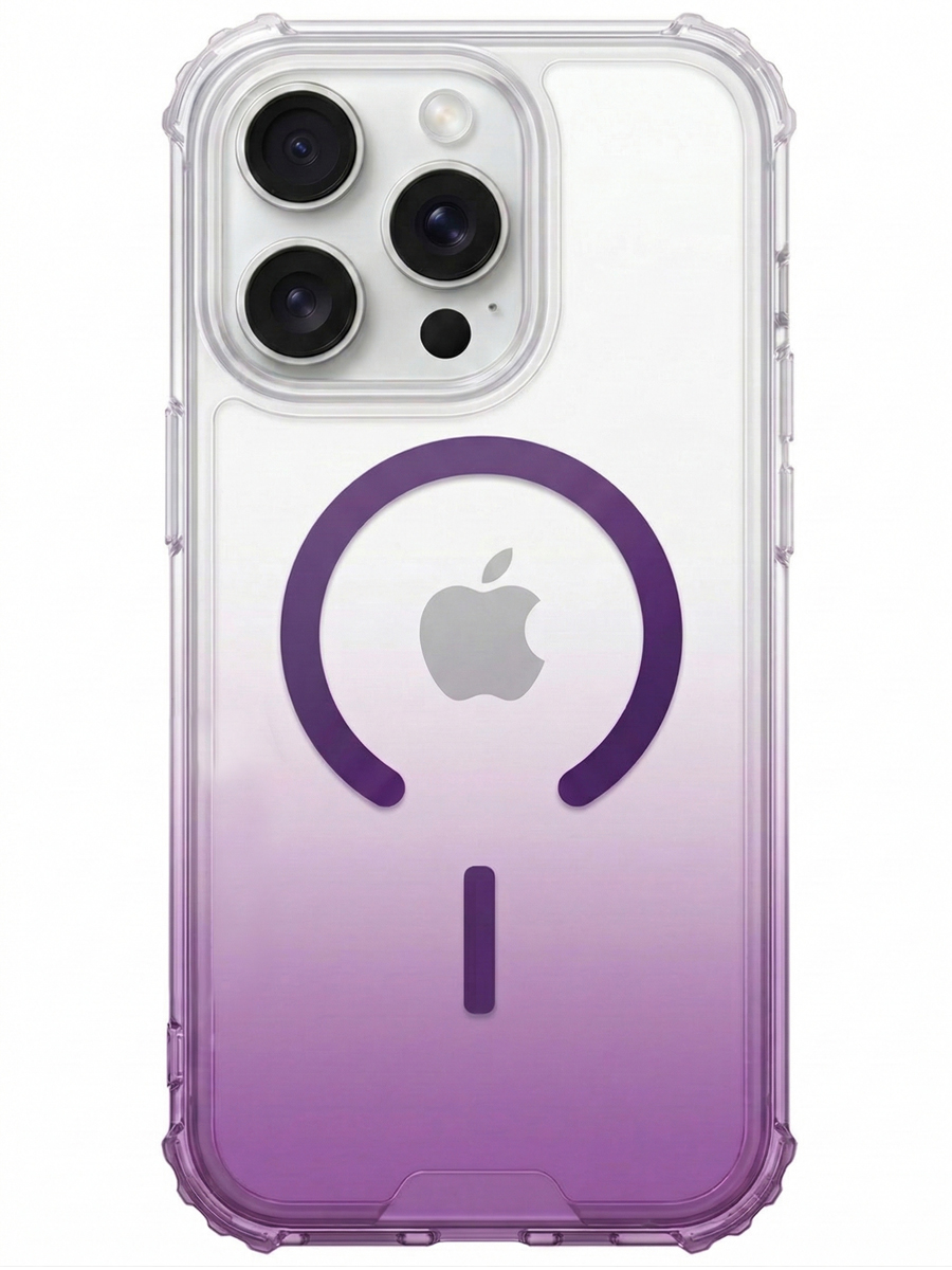 Чехол для iPhone 16 Pro Градиент MagSafe силикон