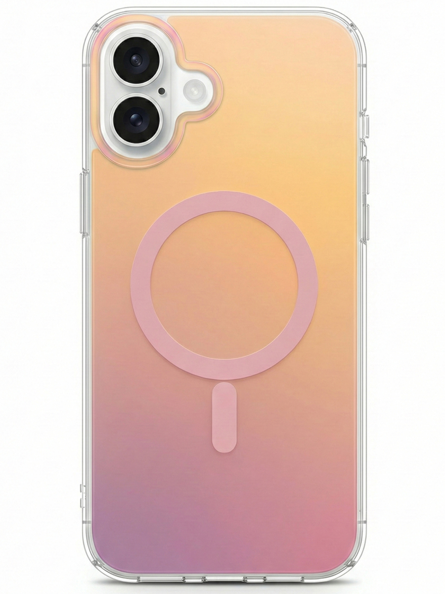 Чехол для iPhone 16 Витраж MagSafe силикон