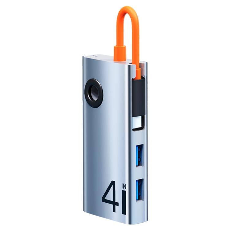 USB Hub 4в1 Rock RCB-0886 Type-C to USB3.0+Type-C