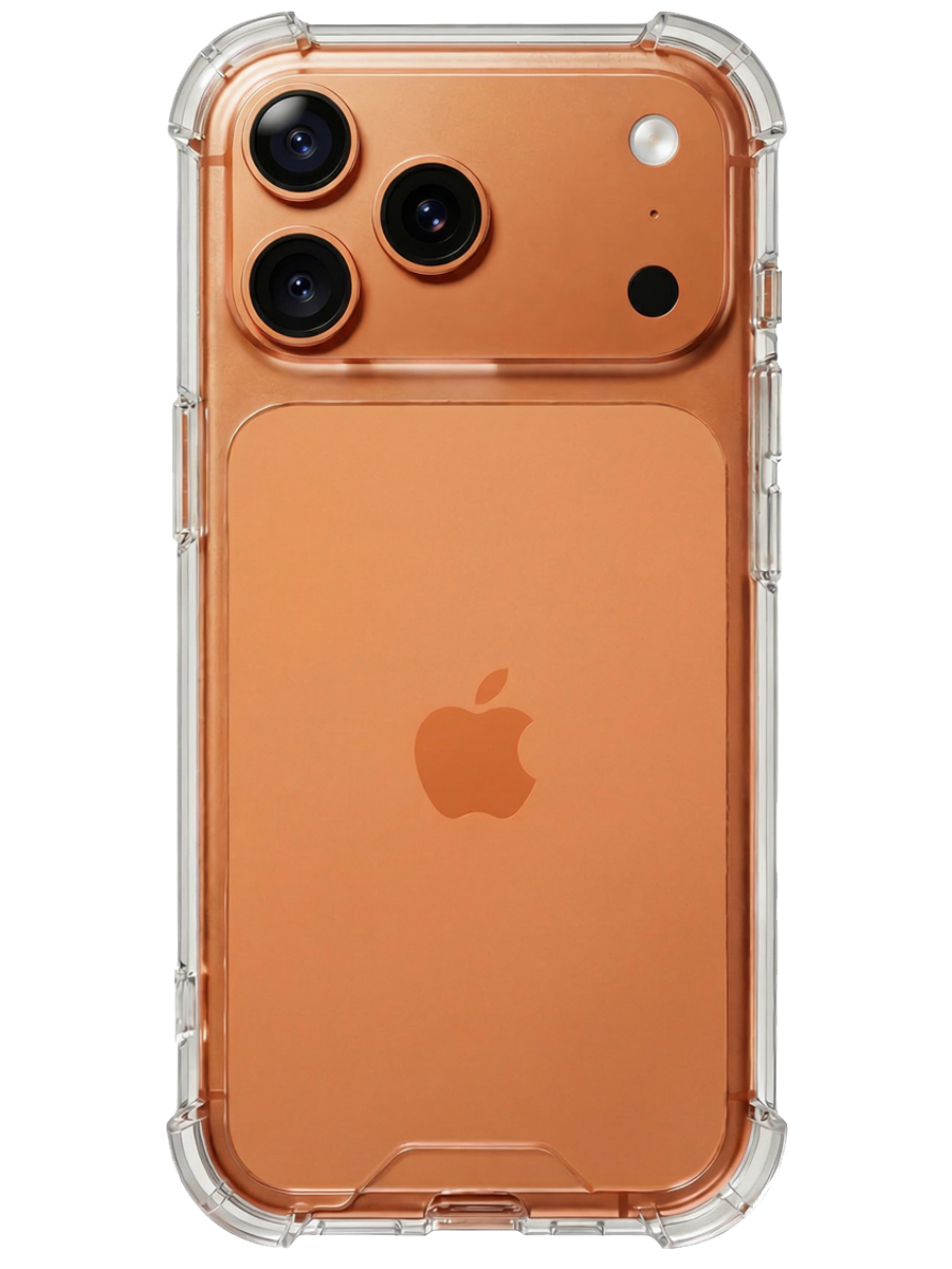 Чехол для iPhone 17 Pro Противоударный пластик+силикон