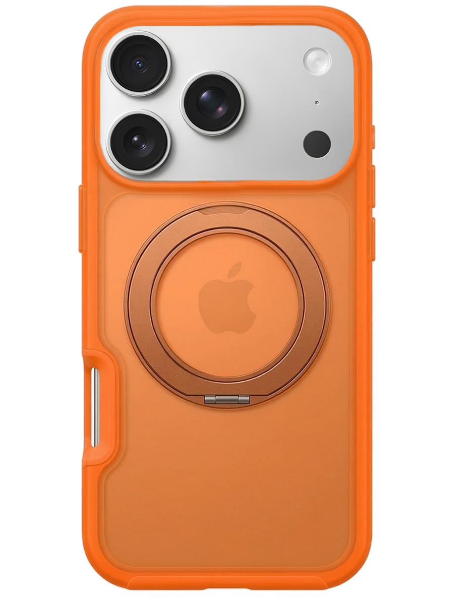 Чехол для iPhone 17 Pro Магнитный шарм пластик+силикон