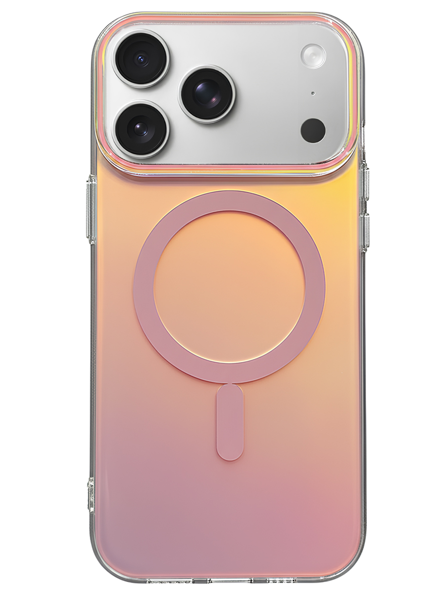 Чехол для iPhone 17 Pro Витраж MagSafe силикон