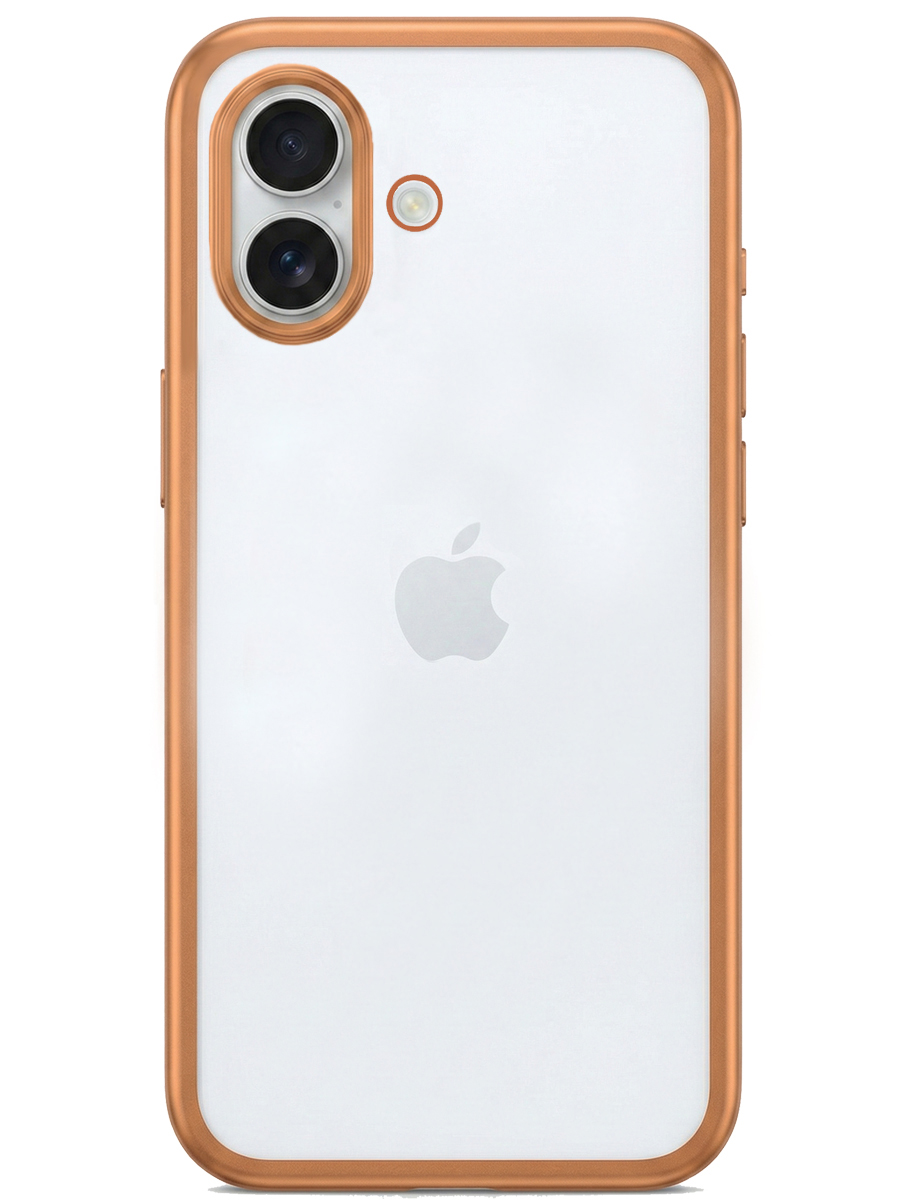 Чехол для iPhone 16 Хромированные грани