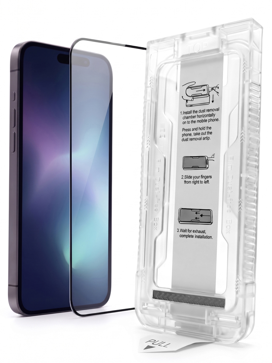 Защитное стекло для iPhone 16 Pro / 17 LS с авто-установкой