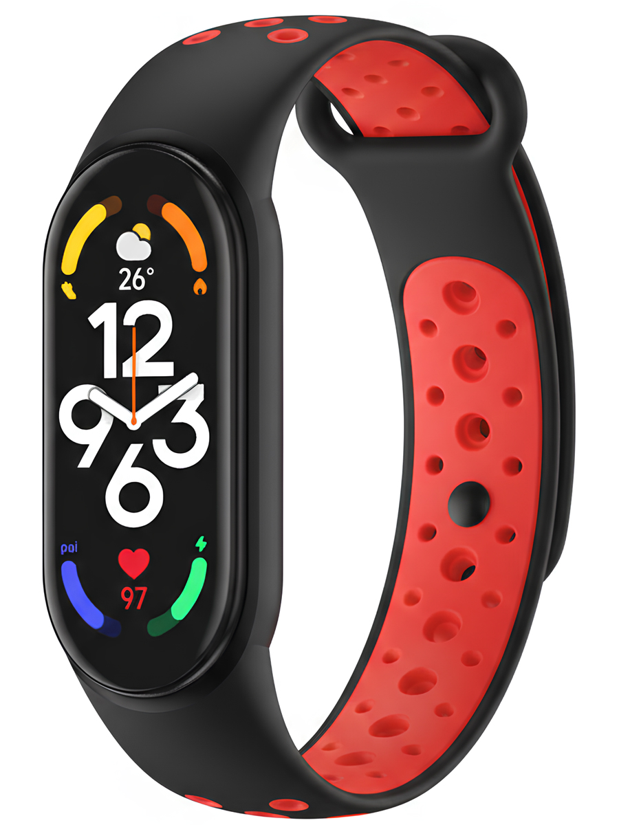 Ремешок для Xiaomi Mi Band 5 / 6 / 7 Спортивный