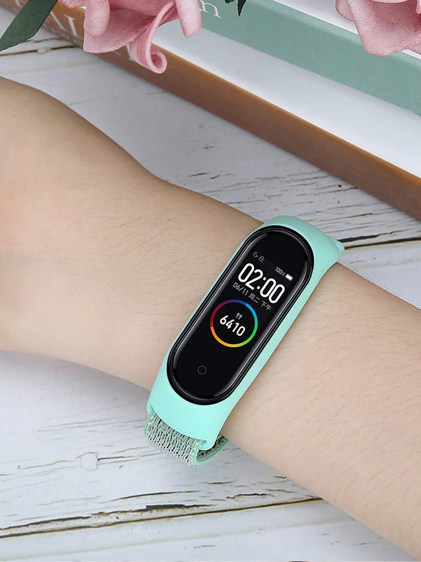 Ремешок для Xiaomi Mi Band 3 / 4 / 5 / 6 / 7 Нейлоновый