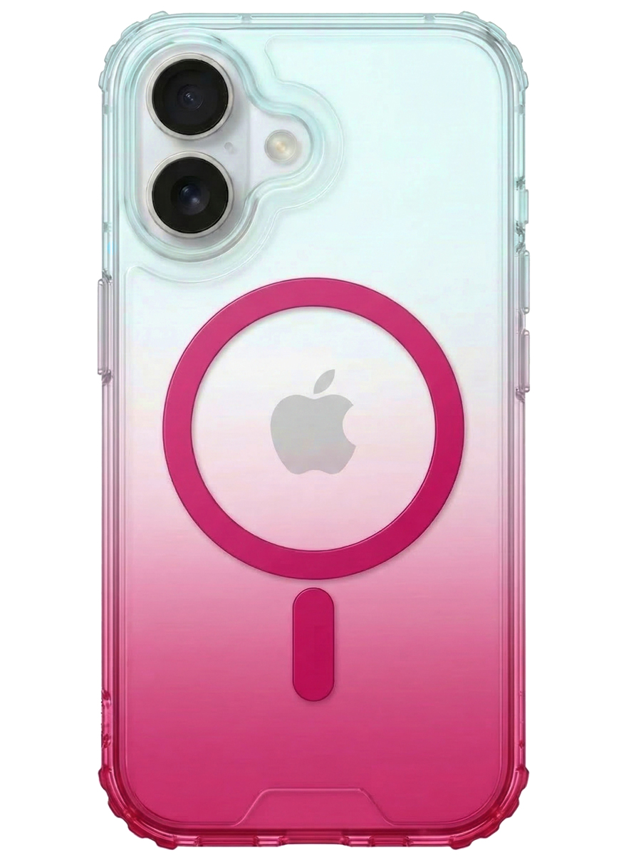 Чехол для iPhone 17 Градиент MagSafe силикон