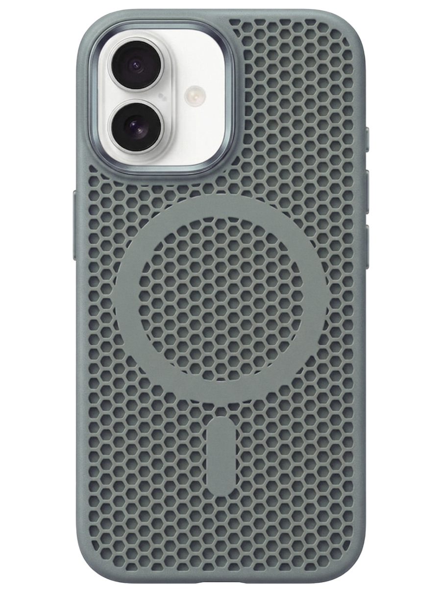 Чехол для iPhone 16 Неосетка силикон