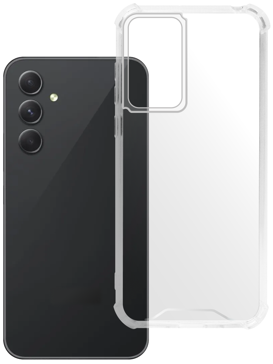 Чехол для Samsung A34 5G Противоударный пластик+силикон