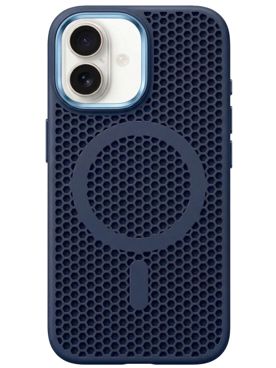 Чехол для iPhone 16 Неосетка силикон