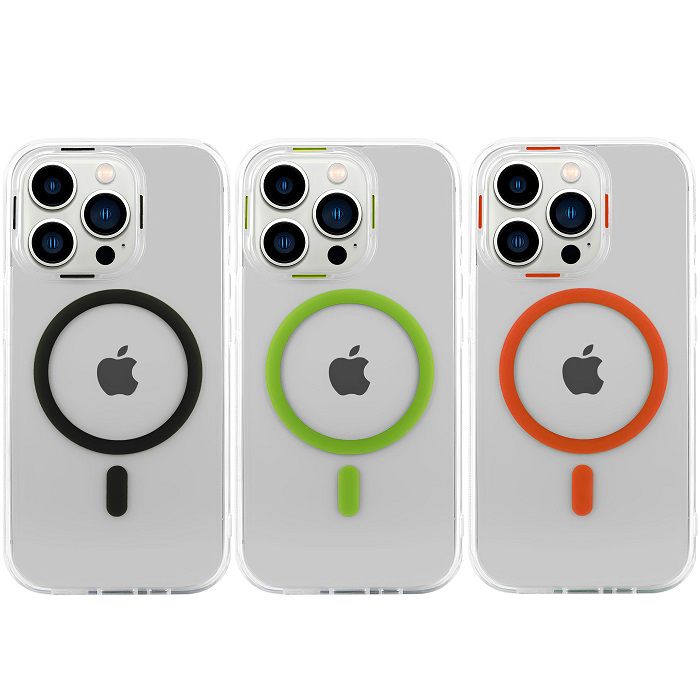 Чехол для iPhone 16 Pro Max DottedLine MagSafe PC+силикон