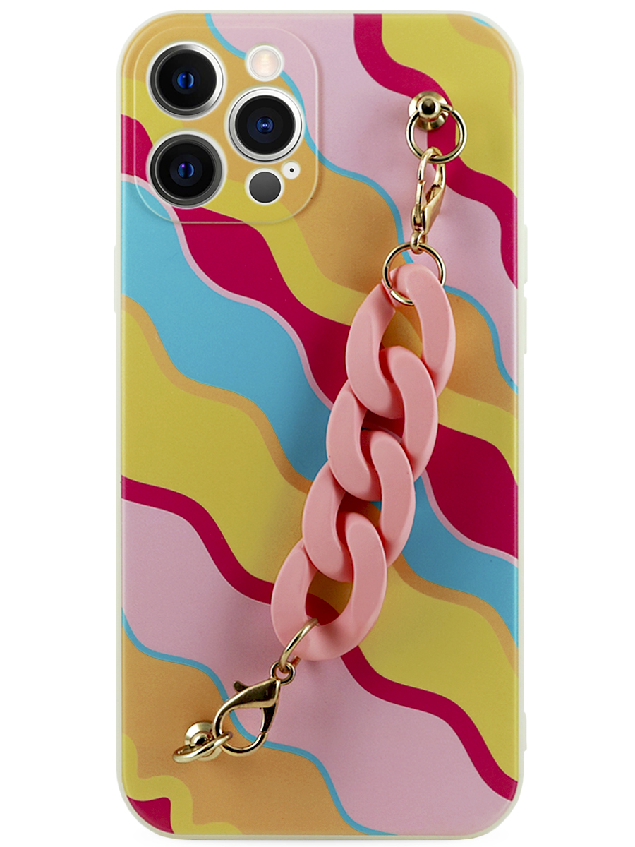 Чехол для iPhone 13 Pro Pink boom силикон