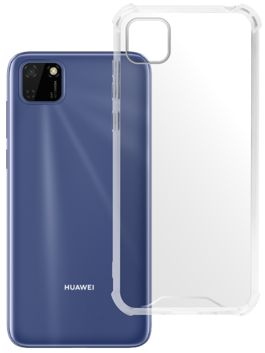 Чехол для Huawei Y5P 2020 Противоударный пластик+силикон