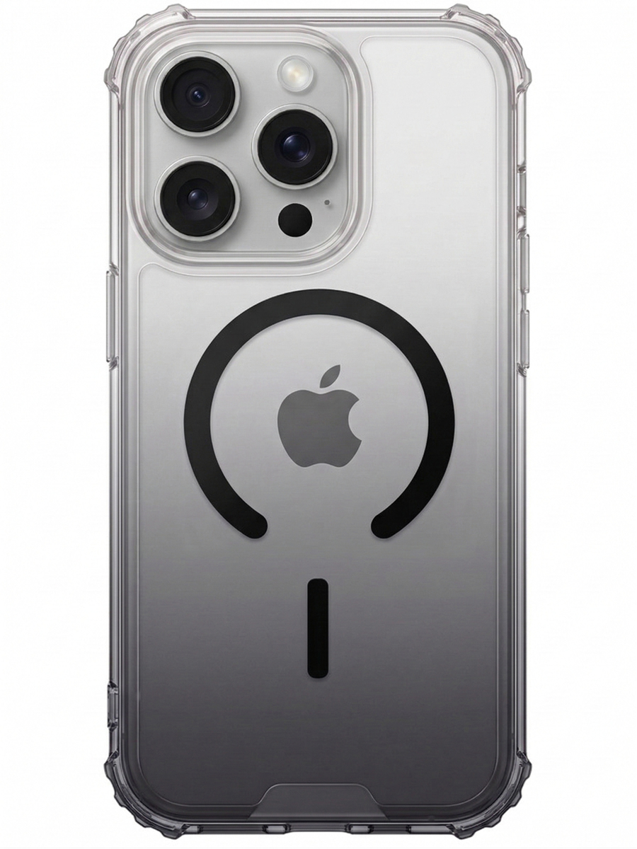 Чехол для iPhone 16 Pro Градиент MagSafe силикон