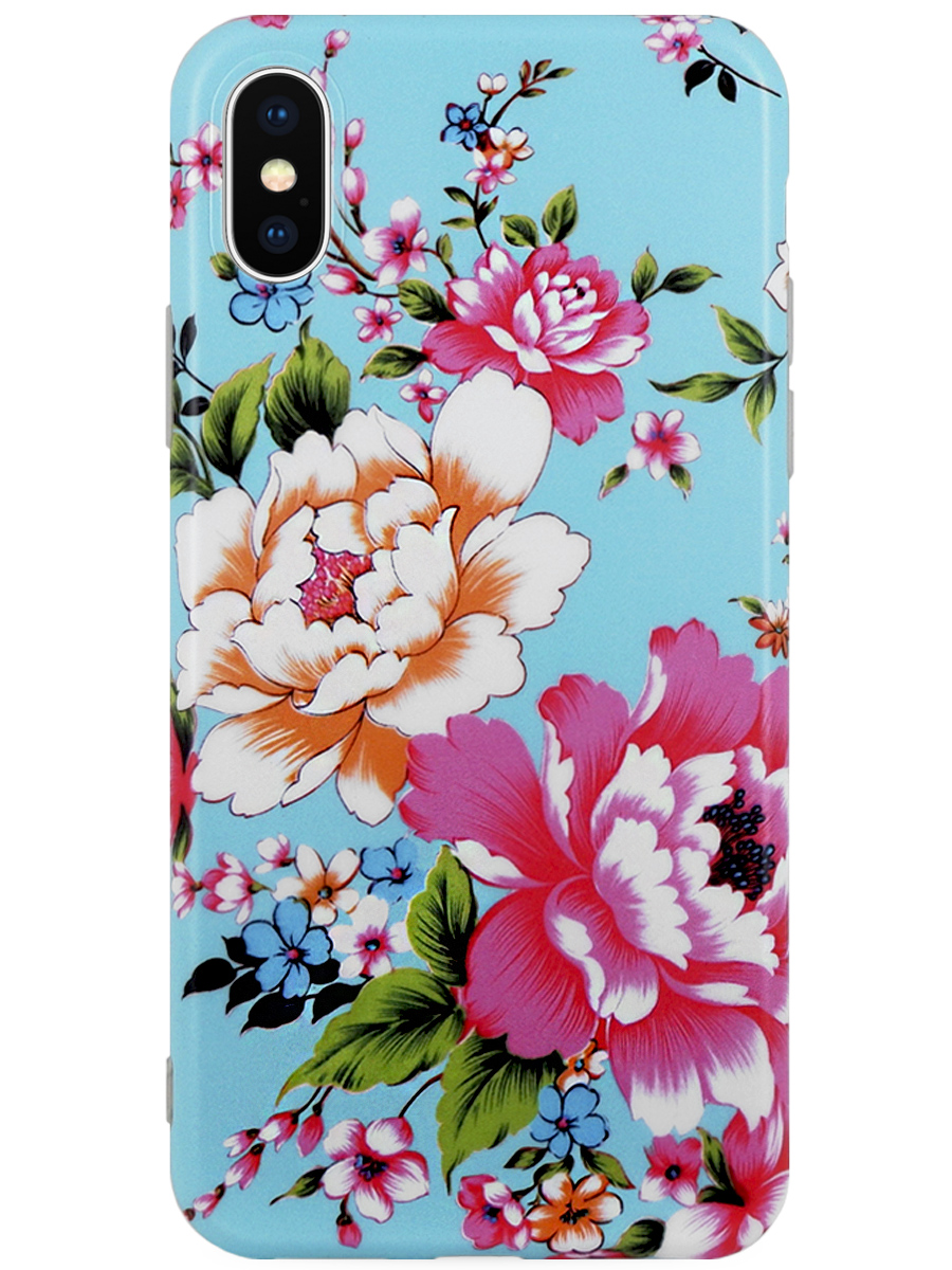 Чехол для iPhone X / XS Яркий силикон