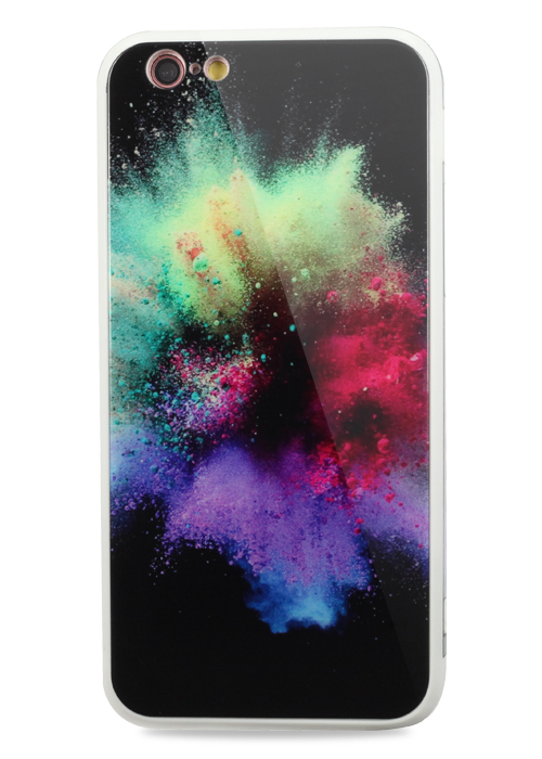 Чехол для iPhone 6 / 6S Мир цветов стекло