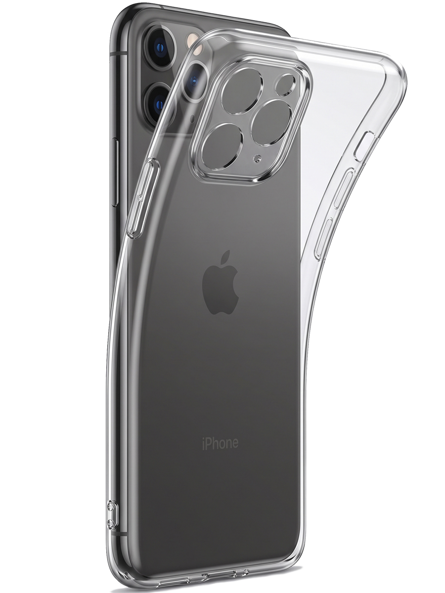 Чехол для iPhone 11 Pro Ультратонкий силикон Люкс с защитой камеры