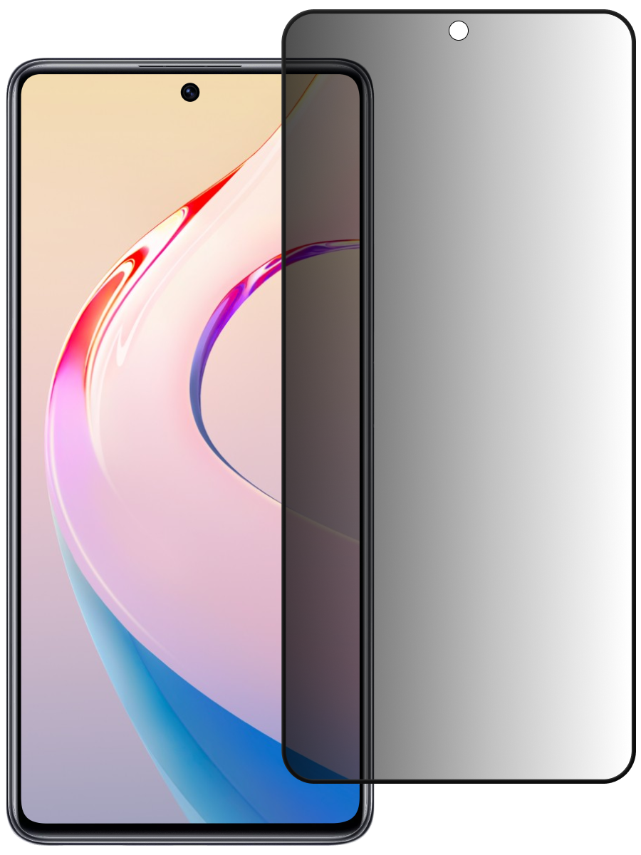 Защитное стекло для Xiaomi Redmi Note 11 Pro Антишпион 5D Premium