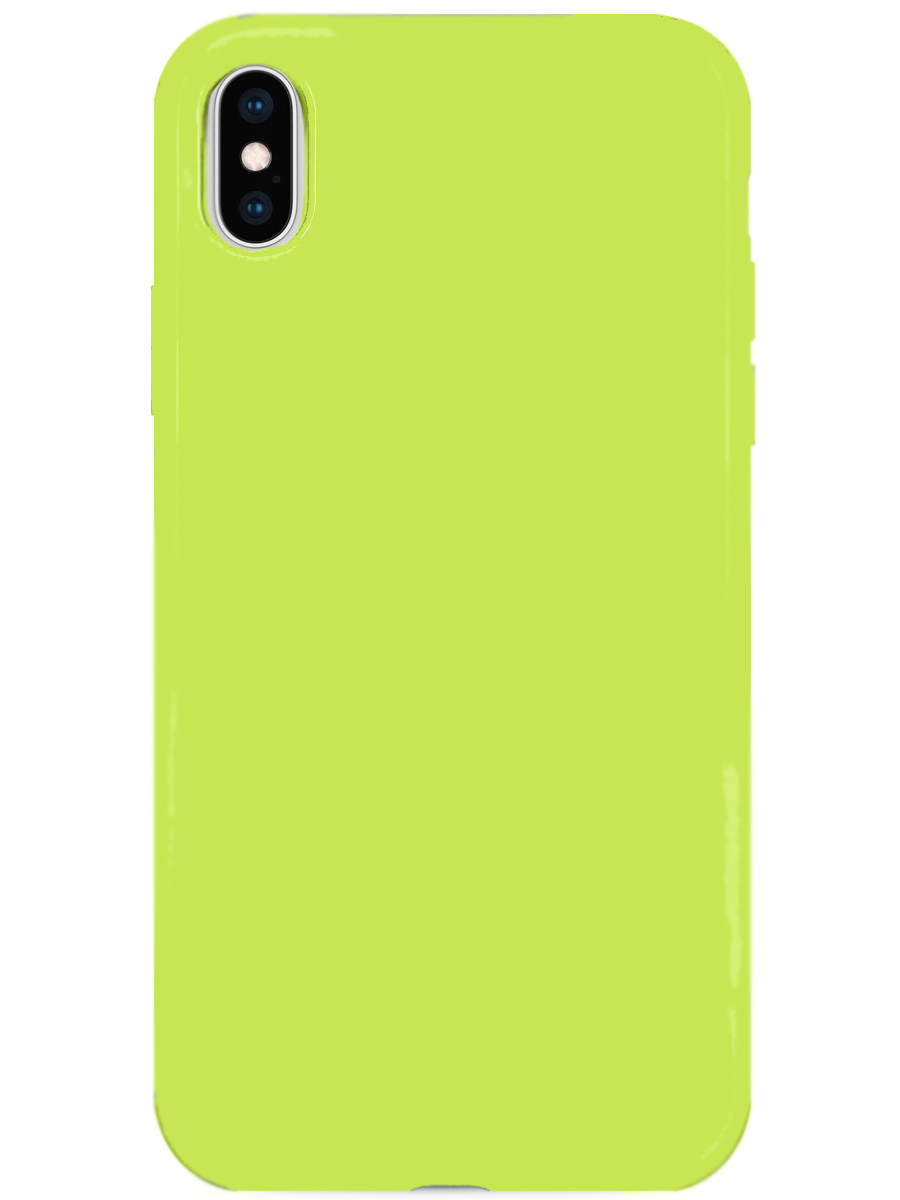 Чехол для iPhone X / XS Цветной силикон