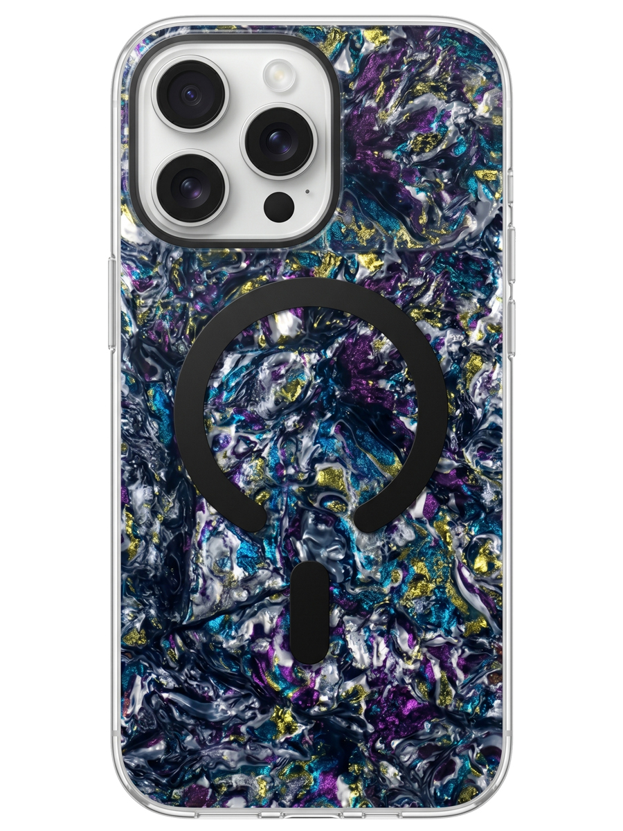 Чехол для iPhone 16 Pro Max Жемчужный MagSafe